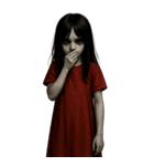 赤い服の女鬼1（個別スタンプ：8）