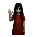 赤い服の女鬼1（個別スタンプ：9）