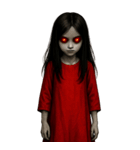 赤い服の女鬼1（個別スタンプ：23）