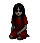赤い服の女鬼1（個別スタンプ：25）