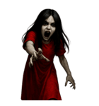 赤い服の女鬼1（個別スタンプ：26）