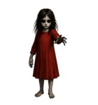 赤い服の女鬼1（個別スタンプ：28）