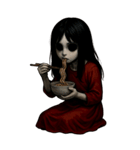 赤い服の女鬼1（個別スタンプ：39）