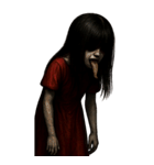 赤い服の女鬼1（個別スタンプ：40）