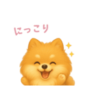 ポメラニアンスタンプ【日本語】（個別スタンプ：11）