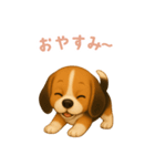 ビーグル【日本語】（個別スタンプ：4）