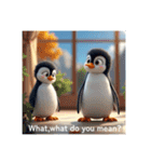 親子ペンギンの日常(英語バージョン)（個別スタンプ：15）