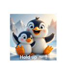 親子ペンギンの日常(英語バージョン)（個別スタンプ：24）