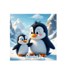 親子ペンギンの日常(英語バージョン)（個別スタンプ：26）