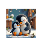 親子ペンギンの日常(英語バージョン)（個別スタンプ：28）