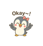 ペン美のよく使う日常LINE英語版（個別スタンプ：7）