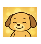 キラキラしっぽのイヌ@SFW（個別スタンプ：1）