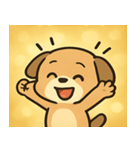 キラキラしっぽのイヌ@SFW（個別スタンプ：22）