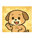 キラキラしっぽのイヌ@SFW（個別スタンプ：24）