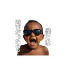 <超使える>マサイ族のませガキ（個別スタンプ：22）