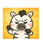 キラキラしましまシマウマ@SFW（個別スタンプ：2）