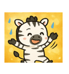 キラキラしましまシマウマ@SFW（個別スタンプ：6）