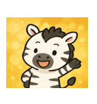 キラキラしましまシマウマ@SFW（個別スタンプ：8）