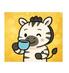 キラキラしましまシマウマ@SFW（個別スタンプ：9）