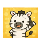 キラキラしましまシマウマ@SFW（個別スタンプ：12）