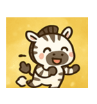 キラキラしましまシマウマ@SFW（個別スタンプ：18）