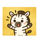 キラキラしましまシマウマ@SFW（個別スタンプ：19）