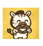 キラキラしましまシマウマ@SFW（個別スタンプ：21）