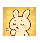 キラキラみみのウサギ@SFW（個別スタンプ：17）
