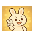 キラキラみみのウサギ@SFW（個別スタンプ：21）