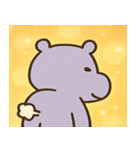 キラキラあくびカバ@SFW（個別スタンプ：29）