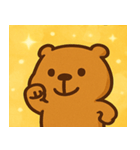 キラキラまったりカピバラ@SFW（個別スタンプ：5）