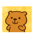 キラキラまったりカピバラ@SFW（個別スタンプ：8）