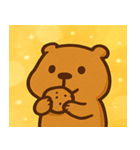キラキラまったりカピバラ@SFW（個別スタンプ：9）