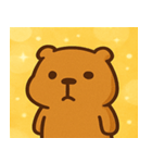 キラキラまったりカピバラ@SFW（個別スタンプ：10）