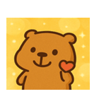 キラキラまったりカピバラ@SFW（個別スタンプ：16）