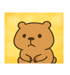 キラキラまったりカピバラ@SFW（個別スタンプ：22）