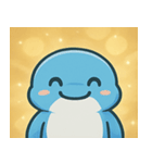キラキラひれのイルカ@SFW（個別スタンプ：1）