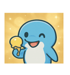キラキラひれのイルカ@SFW（個別スタンプ：9）