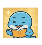 キラキラひれのイルカ@SFW（個別スタンプ：12）