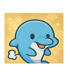 キラキラひれのイルカ@SFW（個別スタンプ：13）
