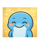 キラキラひれのイルカ@SFW（個別スタンプ：17）