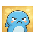 キラキラひれのイルカ@SFW（個別スタンプ：18）