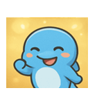 キラキラひれのイルカ@SFW（個別スタンプ：21）