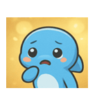 キラキラひれのイルカ@SFW（個別スタンプ：24）