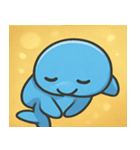 キラキラひれのイルカ@SFW（個別スタンプ：29）