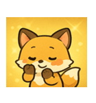 キラキラしっぽのキツネ@SFW（個別スタンプ：4）