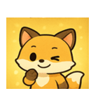 キラキラしっぽのキツネ@SFW（個別スタンプ：5）