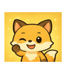キラキラしっぽのキツネ@SFW（個別スタンプ：6）
