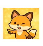 キラキラしっぽのキツネ@SFW（個別スタンプ：24）