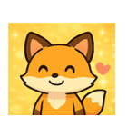 キラキラしっぽのキツネ@SFW（個別スタンプ：32）
